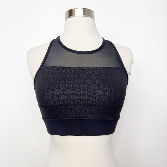 ZYIA Black Flower All Star Sports Bra S - Picture 2 of 7